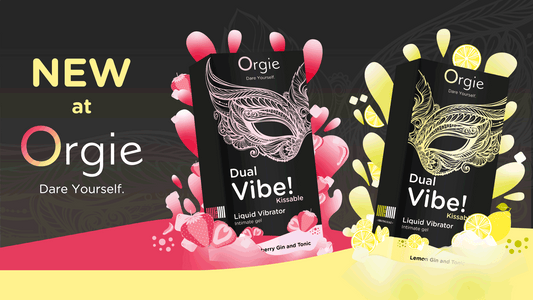 New at Orgie! | Dual Vibe! Kissable Liquid Vibrator