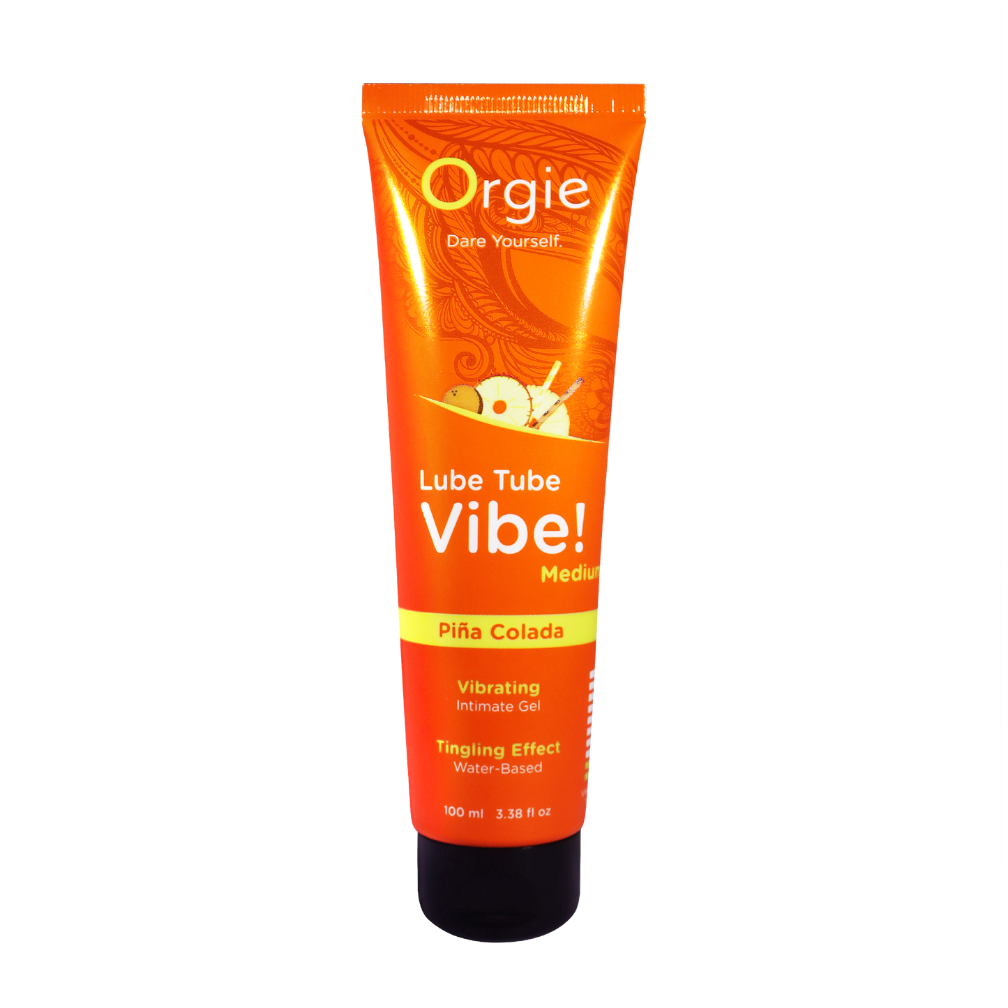 Lube Tube Vibe! - Medium - Piña Colada - 100ml | 3.38 fl oz.