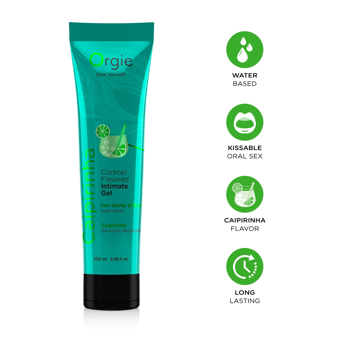 Lube Tube Cocktail Caipirinha - 100ml | 3.38 fl oz.