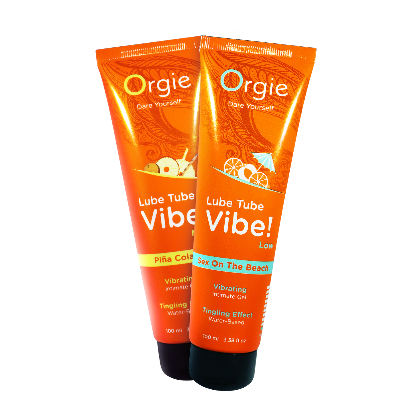 LUBE TUBE VIBE! - LOW - SEX ON THE BEACH - 100ml | 3.38 fl oz.